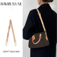 HAVREDELUXE Bag Strap For LV Speedy20 Bag Shoulder Strap Pillow Bag Crossbody Armpit Replacement Strap Vegetable Tanned Leather