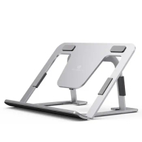 Laptop Stand Adjustable Non-slip Hollow Out Desktop Laptop Holder Aluminum Load 10kg Cooling Bracket for Laptop Tablet Stands