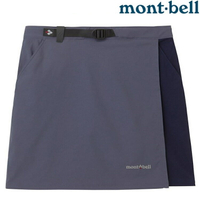 Mont-Bell 休閒短褲/登山短裙/快乾排汗褲裙 女款 Stretch OD 1105583 GB/BN 灰藍/藍黑