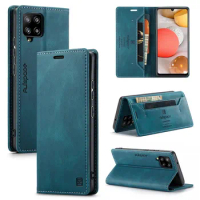 For Samsung Galaxy A32 5G Case Wallet Magnetic Card Flip Cover For Galaxy A42 5G Case Luxury Leather Phone Cover Stand