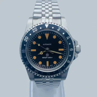 39.5mm Diver Retro sapphire crystal Men Watch 39.5mm Diver Retro watch NH35 Movement Vintage Watches（2）