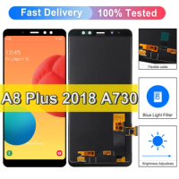 OLED High Quality For Samsung Galaxy A8+ 2018 A8Plus A730 LCD Display Touch Screen,For Galaxy A8 Plus A730F Display Replacement