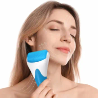Skin Tightening Ice Face Massager Derma Roller Home Use Beauty Care Tools Cold Dermaroller
