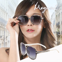 【MEGASOL】寶麗萊UV400偏光太陽眼鏡(金屬鑲夾鏡架-MS2113)