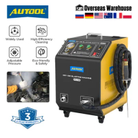 AUTOOL HTS705 Dry Ice Blast Cleaning Machine Engine Throttle Carbon Cleaner Machine for Industrial/Automotive 110V/220V