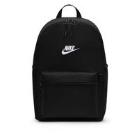 NIKE Unisex Sportswear Heritage Backpack 2.0 Tas Olahraga [IB4343-010] BLACK/BLACK/WHITE