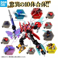 In Stock Bandai Original Super Sentai DX King of Sentai King King 1-10 Model Toy Action Figure Collection Gift