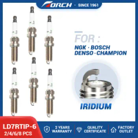 2-8PCS Iridium Platinum Candles Replace for ILKAR7D6G(93607) FIAT 55217232 BERU Z374 Spark Plug TORCH LD7RTIP-6 Auto Parts