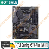 100% test AM4 TUF Gaming X570 Plus (Wi Fi) AM4 for Zen 3 Ryzen 5000&amp;3rd Gen Ryzen ATX Motherboard with PCIe 4.0, Dual M.2