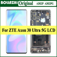6.67" Original For ZTE Axon 30 Ultra 5G LCD A2022P A2022PG Display Touch Screen Digitizer Assembly Replace For Axon 30Ultra LCD