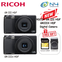RICOH GR III HDF/ RICOH GR IIIX HDF Digital Camera Free With Memory Card 128GB & Camera Case