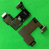 100Pcs/Lot SIM Card+Micro For Motorola Moto G2 XT1068 XT1069 G 2nd SD Memory Slot Tray Holder Reader Flex Cable Board