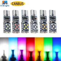 4PCS Canbus 9-28V DC W5W T10 Car Light 2016 SMD LED Clearance Courtesy Step Trunk Light White Ice Blue Red Amber Pink No error