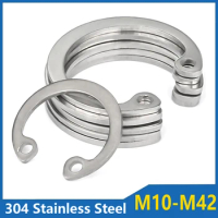 M10 M11 M12 M20-M42 GB893 304 Stainless Steel C Type Internal Circlip Retaining Clip Snap Ring Hole with elastic retaining ring