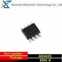 10PCS AO4435 SOIC-8 P-channel -30V/-10.5A SMD MOSFET (Field Effect Transistor)