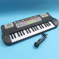 兒童電子琴 HS-777A 聲光電子琴玩具 (附電池)/一個入(促850) 大37鍵 附麥克風-生(T2770)