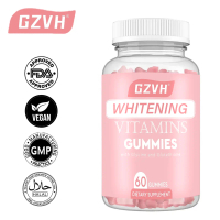 GZVH-Gummies Pemutih Wanita, 250mg Glutathione dan Glycine, C, E, B12, dan Omega3 Biji Chia, untuk T