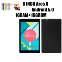 8 INCH Pocket Tablet Flash Sales Gift Pen 1G Ram+16G Rom Android 5.0 Ares Z3735G CPU Dual Camera Quad-Core WIFI