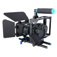 DSLR Rig Camera Cage Kit Shoulder Stabilizer System Video Rig For Canon 5D Mark III IV 6D 7D Nikon D7200 Sony A7 GH5 GH4