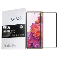 IN7 Samsung S20 FE (6.5吋) 高清 高透光2.5D滿版9H鋼化玻璃保護貼-黑色