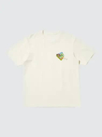 UNIQLO KAOS UT T-Shirt PRIA The Super Mario Galaxy Movie LENGAN PENDEK OFF WHITE XL
