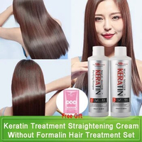 Keratin Treatment Purifying Shampoo Without Formalin Hair Treatment Set Hair Coconut Oil Hair Straightening Cream