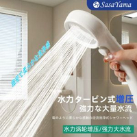 【SasaYama 日本設計】水力渦輪增壓花灑頭 | 強力大水流 密針細密親膚出水 浴室沐浴蓮蓬頭
