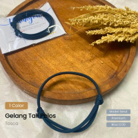 Gelang Tali Polos / Gelang Tali 2 Way Polos / Gelang Simpel Polos Tali Sepatu / Gelang Tali Pipih Pr