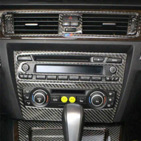 Carbon Fiber Stickers Car Interior Modification Cover Trim Strips For BMW 3 Series E90 E92 E93 Car Styling Inner Accessories