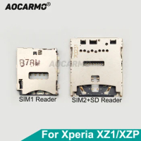 Dower Me MicroSd Card SIM Card Reader SIM1 SIM2 Holder Connector For Sony Xperia XZ Premium XZP G8142 G8141/ XZ1 G8341 G8342