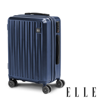 《福利品》【ELLE】皇冠系列 28吋 防爆抗刮耐衝撞複合材質行李箱 - 普魯士藍