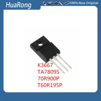 10Pcs/Lot K3667 2SK3667 600V 7.5A TA7809S 70R900P MMF70R900P 700V 5A T60R195P MMFT60R195P 650V 20A TO-220F