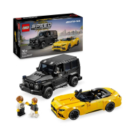 【LEGO 樂高】極速賽車系列 76924 Mercedes-AMG G 63 和 Mercedes-AMG SL 63(賓士 跑車模型 居家擺設 禮物)