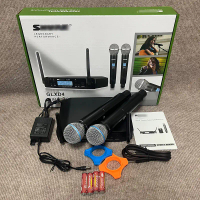 Cross-Border Foreign Trade Wireless Microphone GLXD4 One-to-Two BETA58A Microphone FM U-Segment Stag