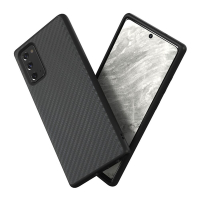 犀牛盾Samsung Note20系列 SolidSuit 防摔背蓋手機殼-碳纖維紋路