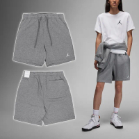 【NIKE 耐吉】短褲 Jordan Essentials Shorts 男款 灰 白 毛圈布 抽繩 棉褲 褲子(FQ4535-091)