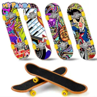 High Quality Cute Party Favor Kids Children Mini Finger Board Fingerboard Alloy Skate Boarding Toys Gift Random