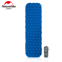 Naturehike Single Person Nylon TPU Sleeping Pad Lightweight Moistureproof Air Mattress Portable Inflatable Mattress Camping Mat