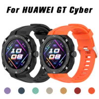 Silicone Strap For Huawei Watch GT Cyber Bracelet with Case Sport Watchband For Huawei watch gt cyber 22mm Correa Bracelet