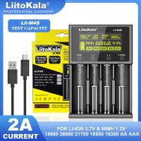 [Hot] liitokala Lii-M4 Lii-M4S 5v eu au UK US Plug Battery Charger for 3.7V 18650 26650 21700 14500 