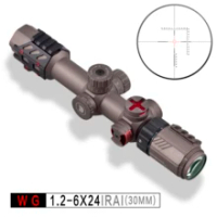 DISCOVERY WG 1.2-6X24IRAI SFP tactical quick sight 30 diameter Spotting scope for rifle hunting telescopic sight for rifle Scope