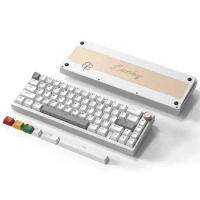 Womier SK65 65% Aluminum Alloy Shell Tri-Mode Hot Swap Gaming Mechanical Keyboard RGB Wireless Keyboard Gasket Mounted Keyboard