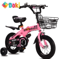 Doki Toy Folding Kid Bike 12/14/16/18 Inch Children Bicycle For Boys And Girls Cycling Light Students Bike Children's Gift New
