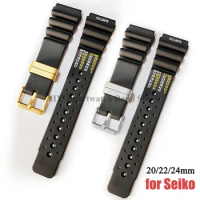 ND Limits Diver Silicone Watch Strap 20mm 22mm 24mm for Seiko SKX007 for Citizen Sport Wrist Band Replacement Men Bracelet
