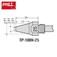 goot日本 φ2.5mm吸錫頭 TP-100N-25