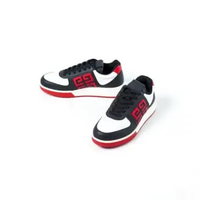Sepatu GIVENCHY 4G BIG LOGO RED WHITE BLACK SNEAKER 100% ORIGINAL Size 39