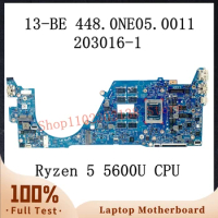 448.0NE05.0011 With Ryzen 5 5600U CPU High Quality Mainboard For HP Pavilion AERO 13-BE Laptop Motherboard 203016-1 100% Test OK