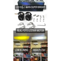 LAMPU TEMBAK LED MINI LASER SQL MOTOR MOBIL 1 MATA 2 MATA 3 MATA 1 mata sepasang