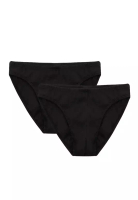 EROS Pack of 2 Black Briefs, Regular, Underwear for Men