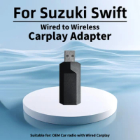 Mini Apple Carplay Adapter New Smart AI Box for Suzuki Swift Car OEM Wired Car Play To Wireless Carplay Plug and Play USB Dongle